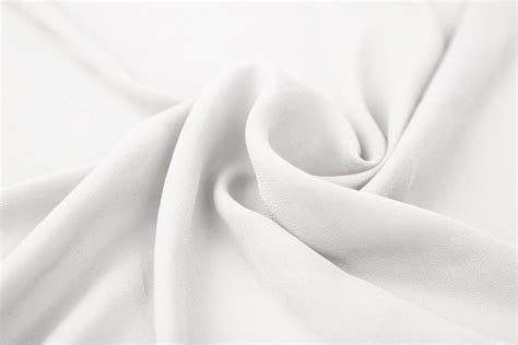 White Wool Dobby Chiffon Fabric Wedding Bridal White