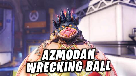 Azmodan Wrecking Ball Legendary Battle Pass Skin Overwatch 2 Season 7