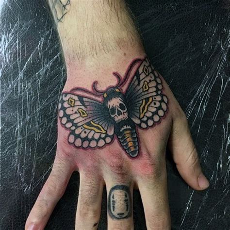 90 Moth Tattoos For Men Nocturnal Insect Design Ideas