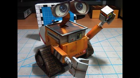 El Robot Wall E Papercraft Gratis Tutorial De Como Armarlo Parte 1