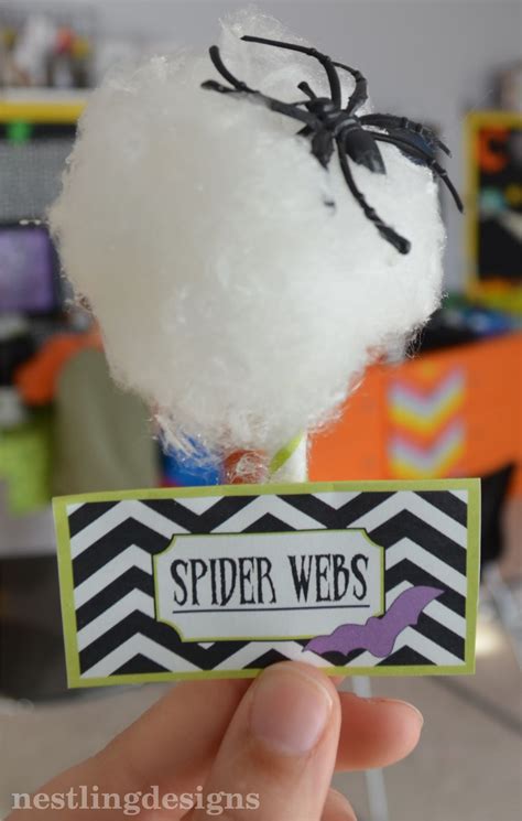 Nestling Cotton Candy Spider Webs