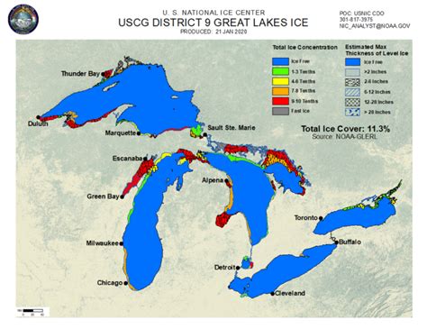 Lake Superior Ice Cover Lower Than Normal
