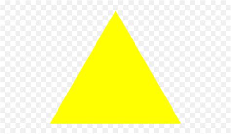 Yellow Triangle Icon Yellow Triangle Icon Pngtriangle Shape Png
