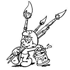 Kids love fun activities, such as coloring. Smurf Coloring Pages - Free Printables - MomJunction ...