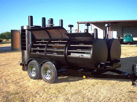 Partial to a wood smoker? 42″ Double Pit - Johnson Custom BBQ Smokers