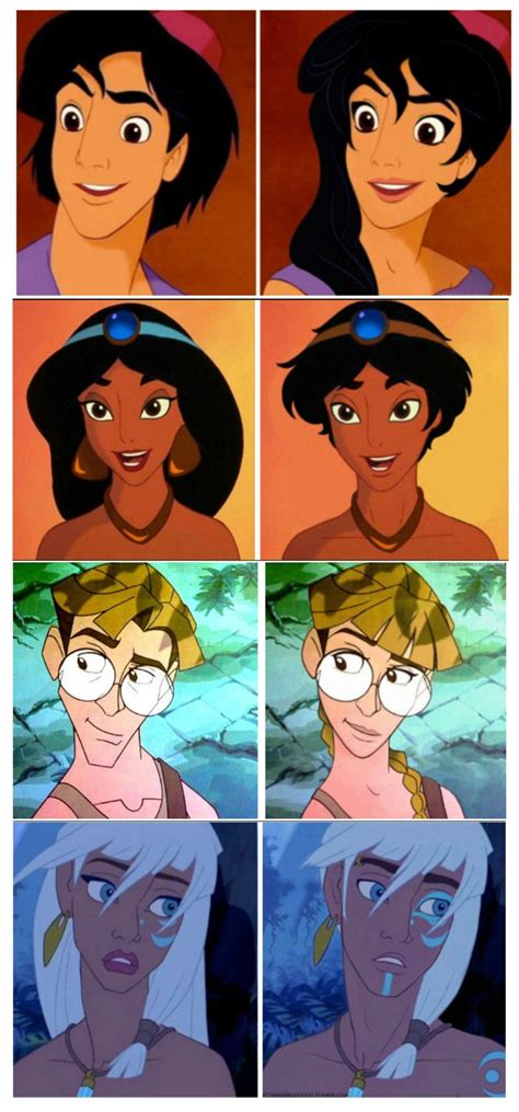 Genderbent Disney On Tumblr Disney Disney Gender Bender Disney Art