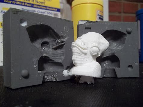 Resin And Silicone Casting With 3d Printed Molds Jason Webb