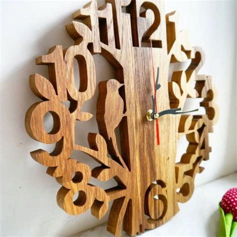 Woodworking Plans Wooden Clock Scroll Saw Handmade Clocks