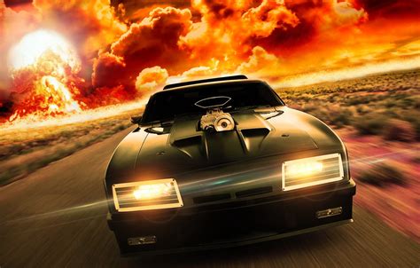 Wallpaper Road Auto Storm Mad Max Ford Falcon Mad Max Images For
