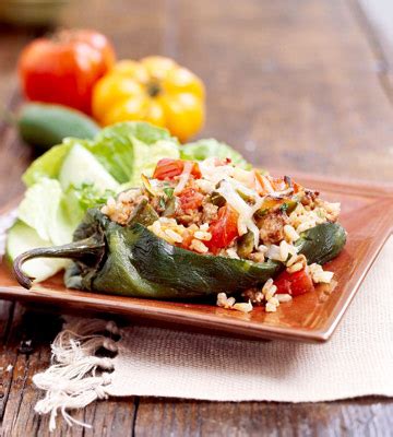 Turkey burgers are one of my favorite dinners, making them even more low carb created the diabetic turkey burgers:) this turkey burger recipe for diabetes doesn't require a bun!! Chipotle Turkey-Stuffed Peppers | Diabetic Living Online