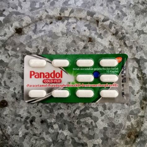 Paracetamol is contained in many medicines to treat pain, fever, symptoms of cold and flu, and sleep medicines. Panadol cold green and flu | Shopee Malaysia