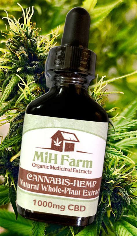 Oral Whole Plant Cannabis Hemp Extract With Cbd 1 Oz