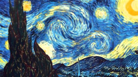 Parallax Artwork Vincent Van Gogh Starry Night Youtube
