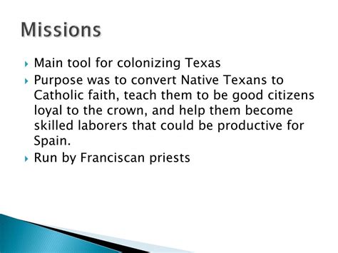 Ppt Life In The Spanish Missions And Presidios Powerpoint