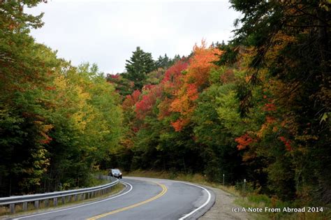 The Kancamagus Highway ~ Fall Foliage In New Hampshire A Note From Abroad