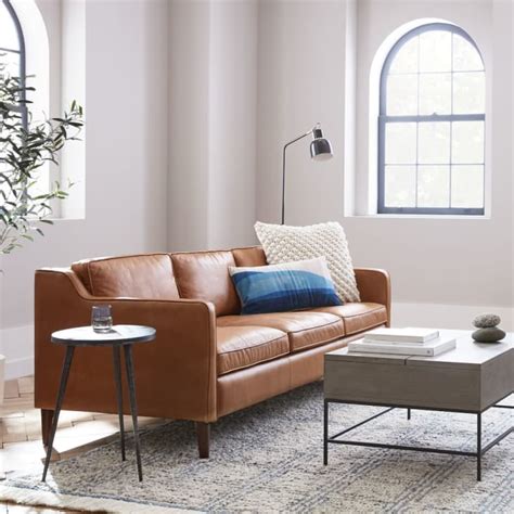 10 Best Modern Leather Sofas 2022 Apartment Therapy