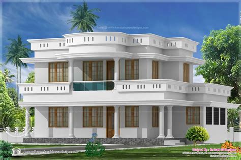 2192 Square Feet Villa Exterior Design Home Kerala Plans