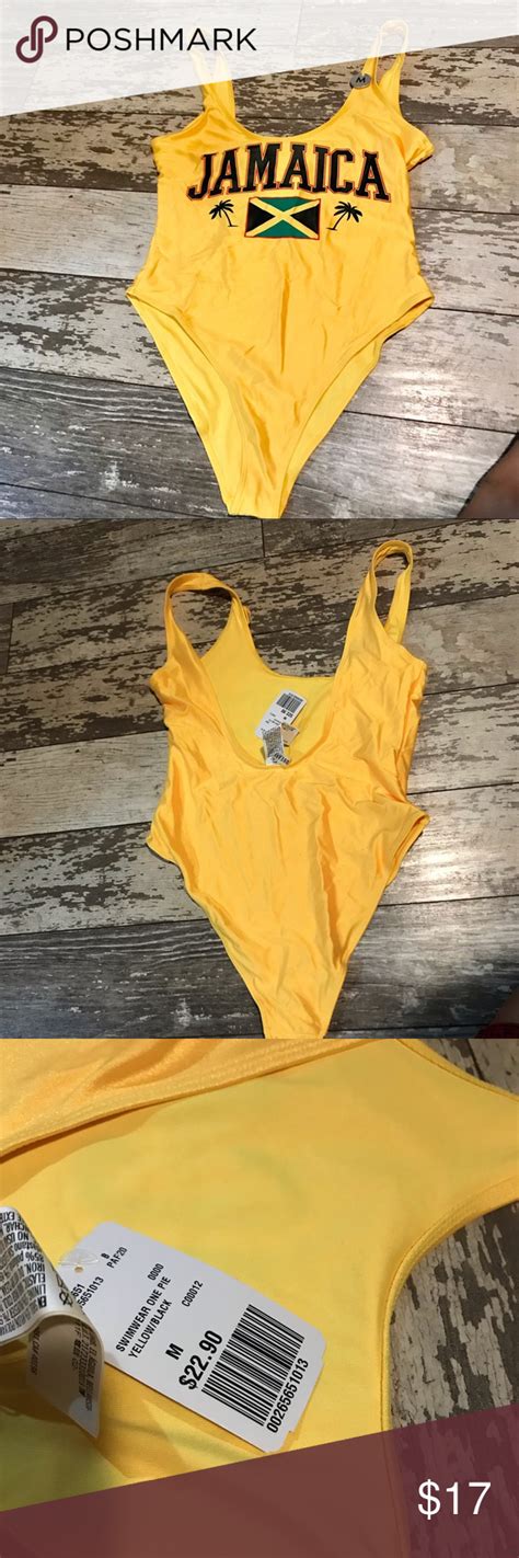 Jamaica Yellow Bathing Suit ️ Nwt Yellow Bathing Suit Bathing Suits