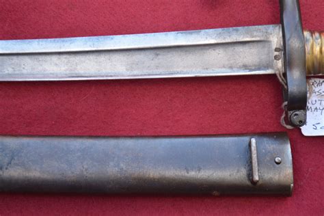 France 1866 Chassepot Bayonet Mutzig Arsenal May 1869 And 1866 Scabbard