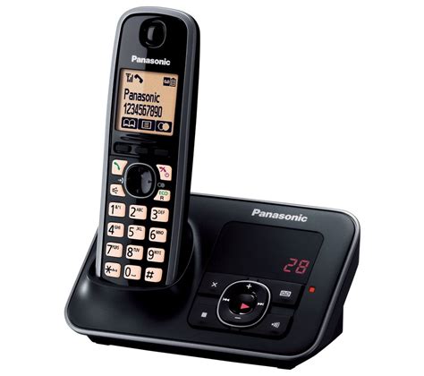 Buy Panasonic Kx Tg6621eb Cordless Phone With Answering Machine Free