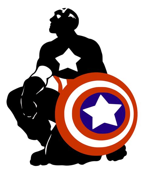 Captain America Silhouette By Viscid2007 On Deviantart