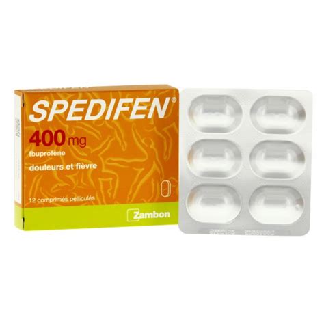 Spedifen 400mg Pains And Fever 12 Tablets Ibuprofen Spedifen