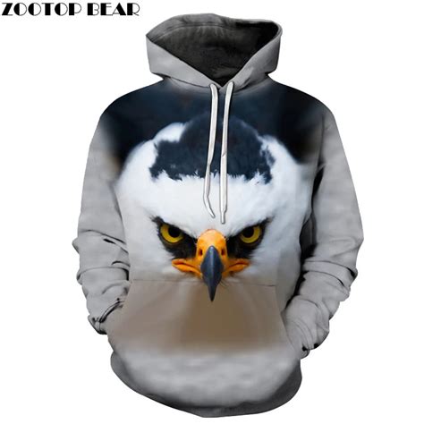 Buy 3d Printed Eagle Hoodies Men Women Sweatshirts