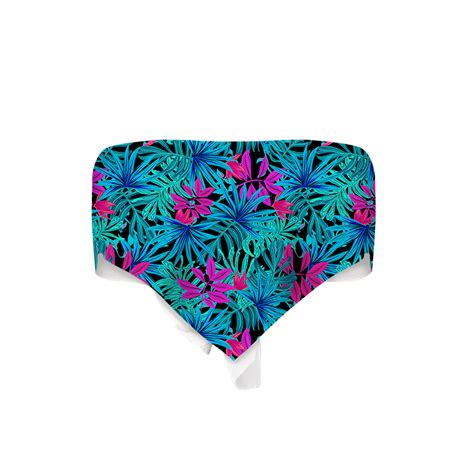Tropical Leaves Triangle Tube Top Beloved Shirts