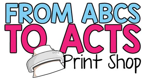 The Print Shop From Abcs To Acts