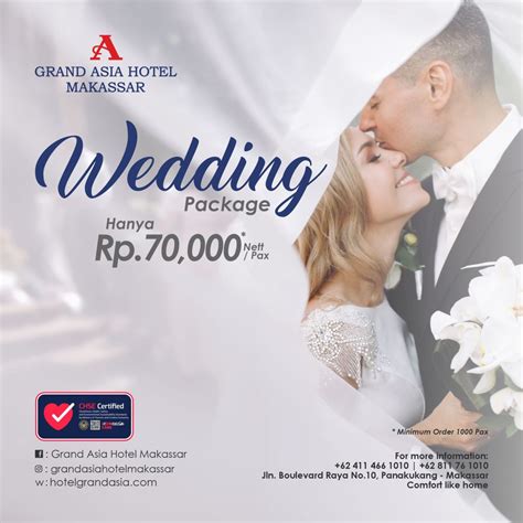 Grand Asia Hotel Makassar Hotel In Makassar Promo Wedding Package