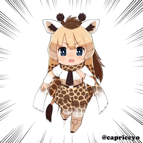 Reticulated Giraffe Kemono Friends And 1 More Drawn By Capriccyo
