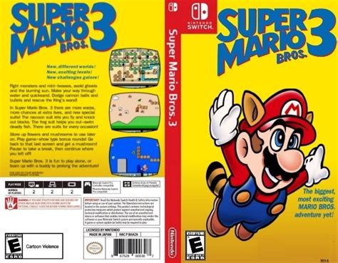 Super Mario Bros 3 Switch Boxart Nintendoswitchboxart