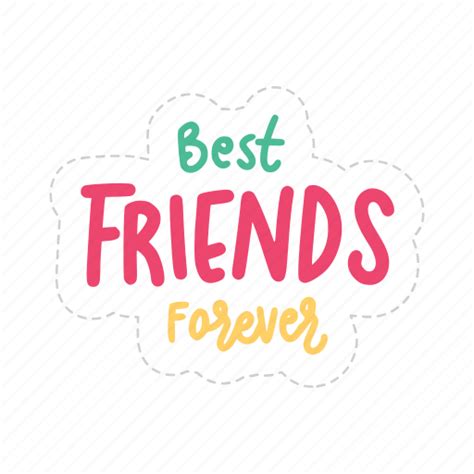 Best Friends Forever Friendship Besties Bff Friends Lettering
