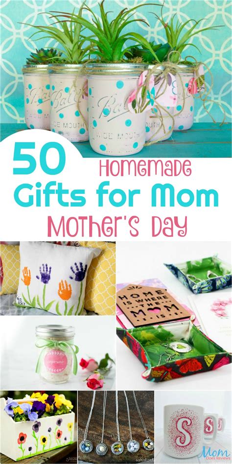 What would be a good gift for mother's day. 50 Homemade Gifts for Mom on Mother's Day - Mom Does Reviews