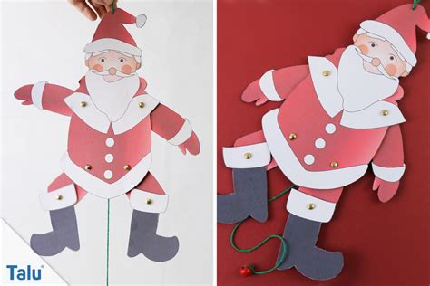 Ihr könnt die nikolaus bastelvorlage zum ausschneiden basteln oder bekleben verwenden. Weihnachtsmann basteln - Anleitung und Vorlagen - Talu.de