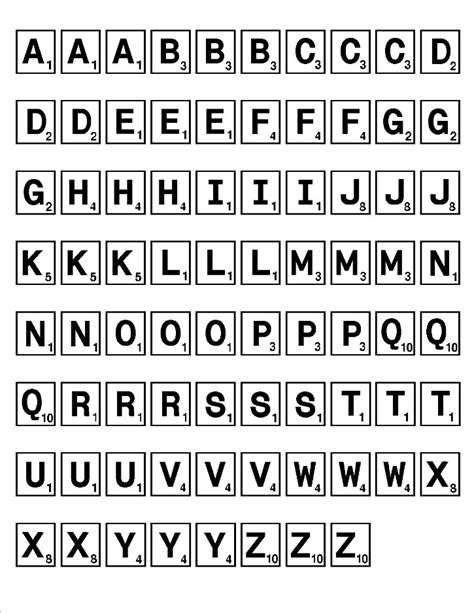 7 Best Images Of Free Printable Letter Tiles Making Words Letter