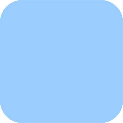 Light Blue Rounded Square Clip Art At Vector Clip Art