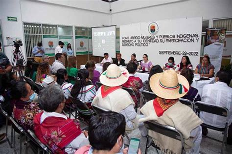 Congreso Del Estado Realiza Foro Que Busca Defender Los Derechos De Las Mujeres Indígenas