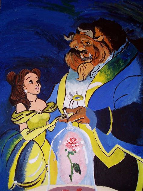 Beauty And The Beast Painting By Whatsername125 On Deviantart