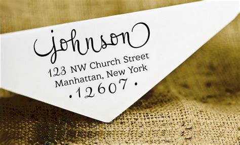 Custom Return Address Stamp Self Inking Address Stamp Personalized