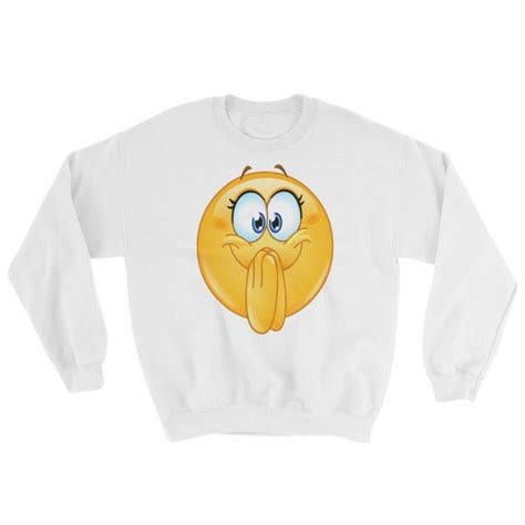 Excited Emoji Sweatshirt What Devotion Coolest Online Fashion Trends