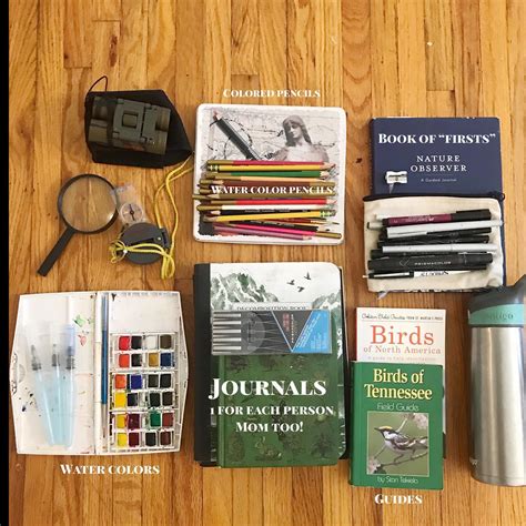 Nature Journaling Supplies What You Need In Your Bag Now Joanna Overly