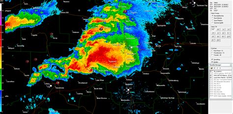 The Original Weather Blog Intense Tornadic Supercell Moving Into