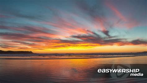 Ocean Sunset By Imagevine Easyworship Media