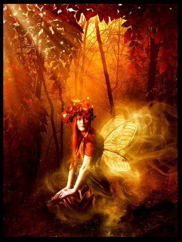 Autumn Faery Fantasy Fairy Beautiful Fairies Fae