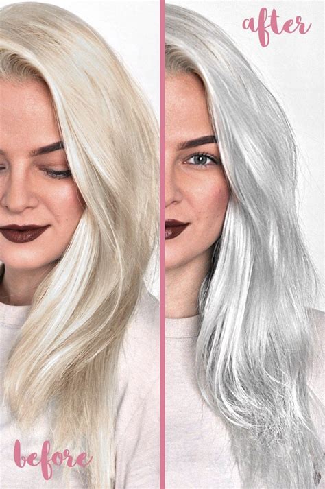 Grey and metallic hair is all the rage right now. Do you want to know how to get yellow out of gray hair