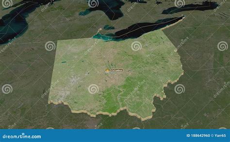 Ohio United States Extruded With Capital Satellite Stock