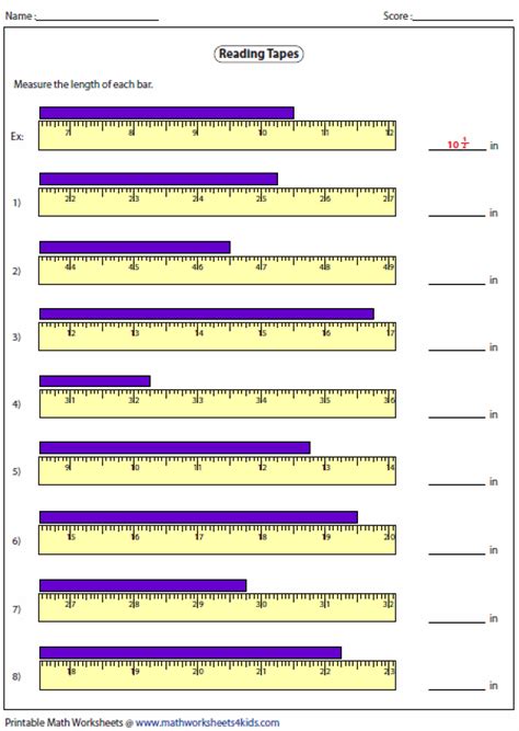 Metric Measurement Worksheets Centimeters Cm And Millimeters Mm
