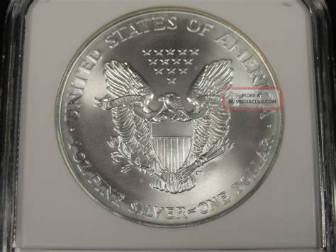 1998 American Silver Eagle Dollar Coin Rare Key Ngc Ms69 0 230