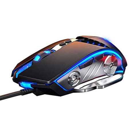 Lenrue Gaming Mouse Wired Ergonomic Computer Mice With 7 Programmable